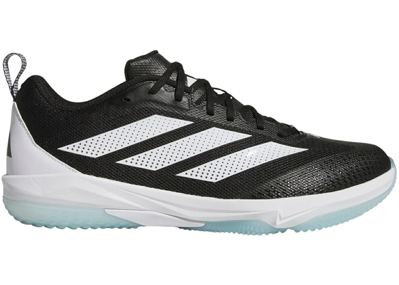 アディダス アディゼロ インパクト ターフ コア 黒色 ブラック 白色 ホワイト 2.0 スニーカー メンズ ADIDAS ADIZERO IMPACT TURF CORE BLACK CLOUD WHITE / CORE BLACK CLOUD WHITE CLOUD