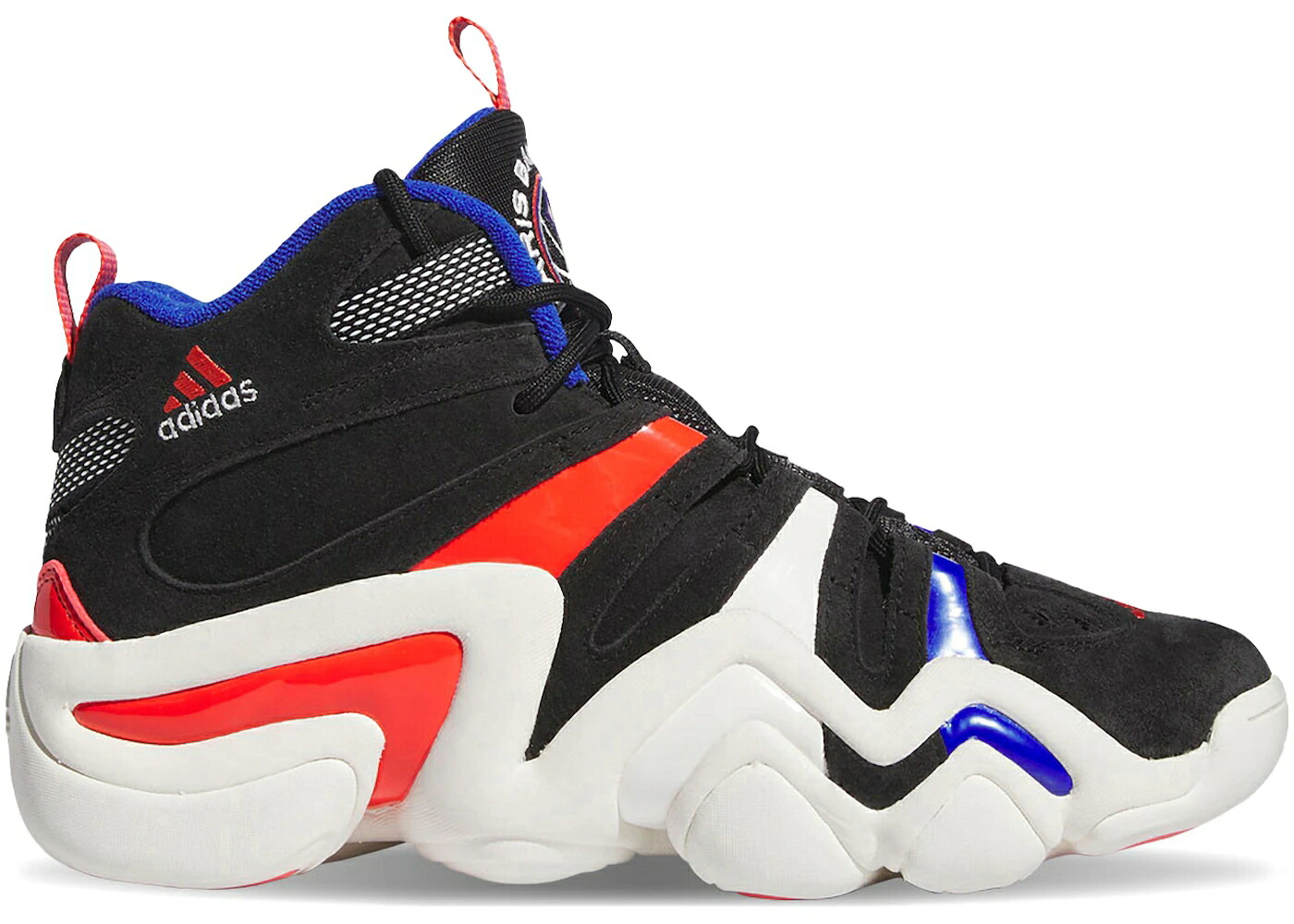 アディダス クレイジー バスケットボール コア 黒色 ブラック 白色 ホワイト スニーカー メンズ ADIDAS CRAZY 8 FRENCH BASKETBALL / CORE BLACK CLOUD WHITE BRIGHT|スニケス