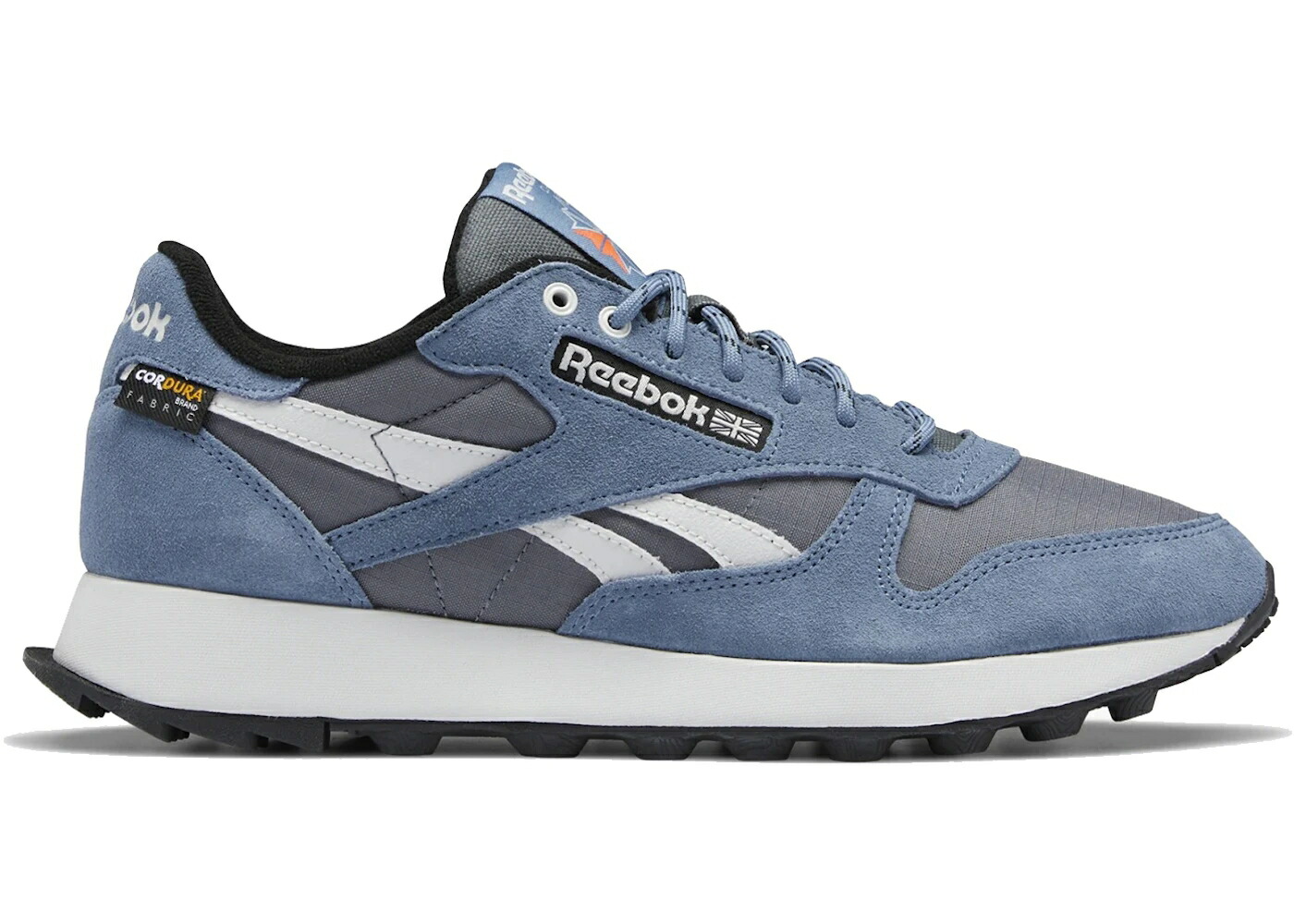 リーボック クラシック レザー 灰色 グレー 青色 ブルー コア 黒色 ブラック スニーカー メンズ REEBOK CLASSIC LEATHER CORDURA GREY BLUE SLATE / COLD GREY BLUE SLATE CORE BLACK