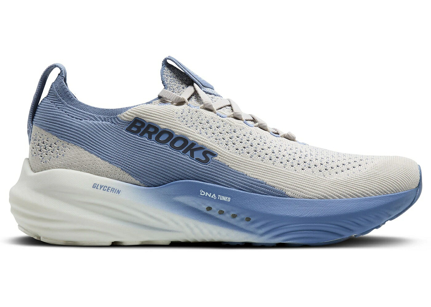 ブルックス カントリー 青色 ブルー スニーカー メンズ BROOKS GLYCERIN STEALTHFIT 22 ANTARCTICA COUNTRY BLUE / ANTARCTICA COUNTRY BLUE