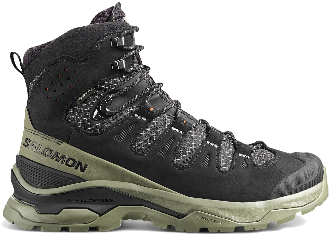サロモン ゴアテックス 黒いこと 黒いこと ディープ 緑 緑であること スニーカー メンズ SALOMON QUEST 5 GORE-TEX BLACK DEEP LICHEN GREEN / BLACK DEEP LICHEN GREEN BLACK