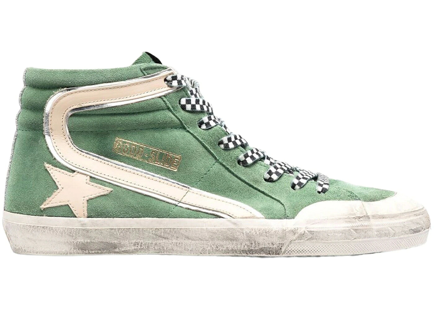 ゴールデングース サンダル 緑 グリーン 白色 ホワイト スニーカー メンズ GOLDEN GOOSE GOLDEN GOOSE SLIDE GREEN WHITE / GREEN WHITE