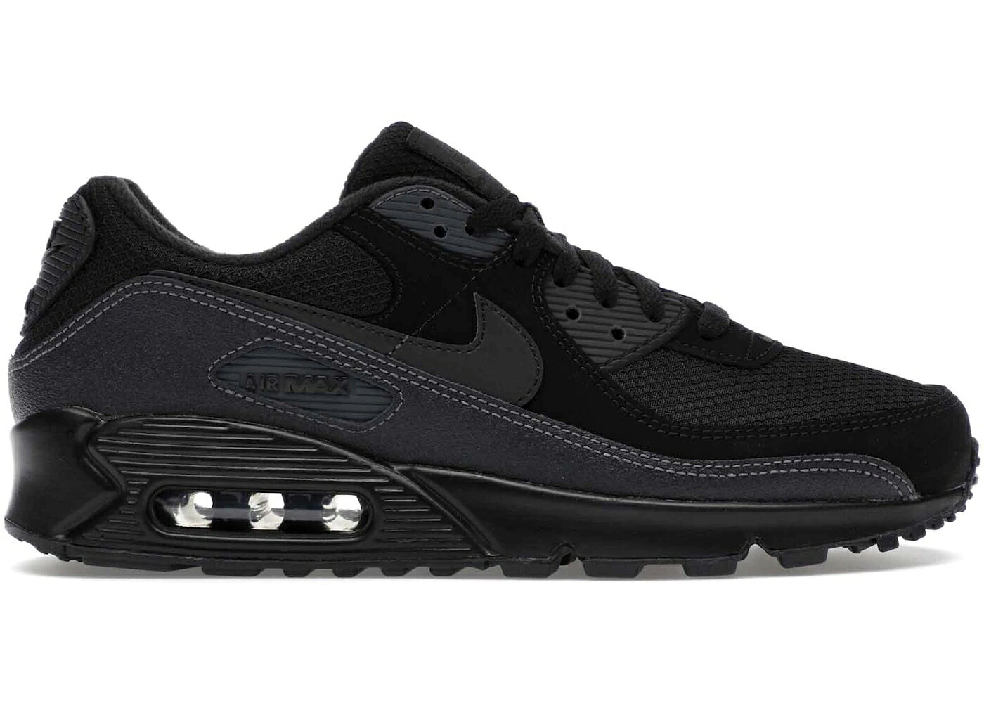 ナイキ マックス スウッシュ スウォッシュ 黒いこと 黒いこと 大気圏マックス スニーカー メンズ NIKE AIR MAX 90 REFLECTIVE SWOOSH / BLACK ANTHRACITE