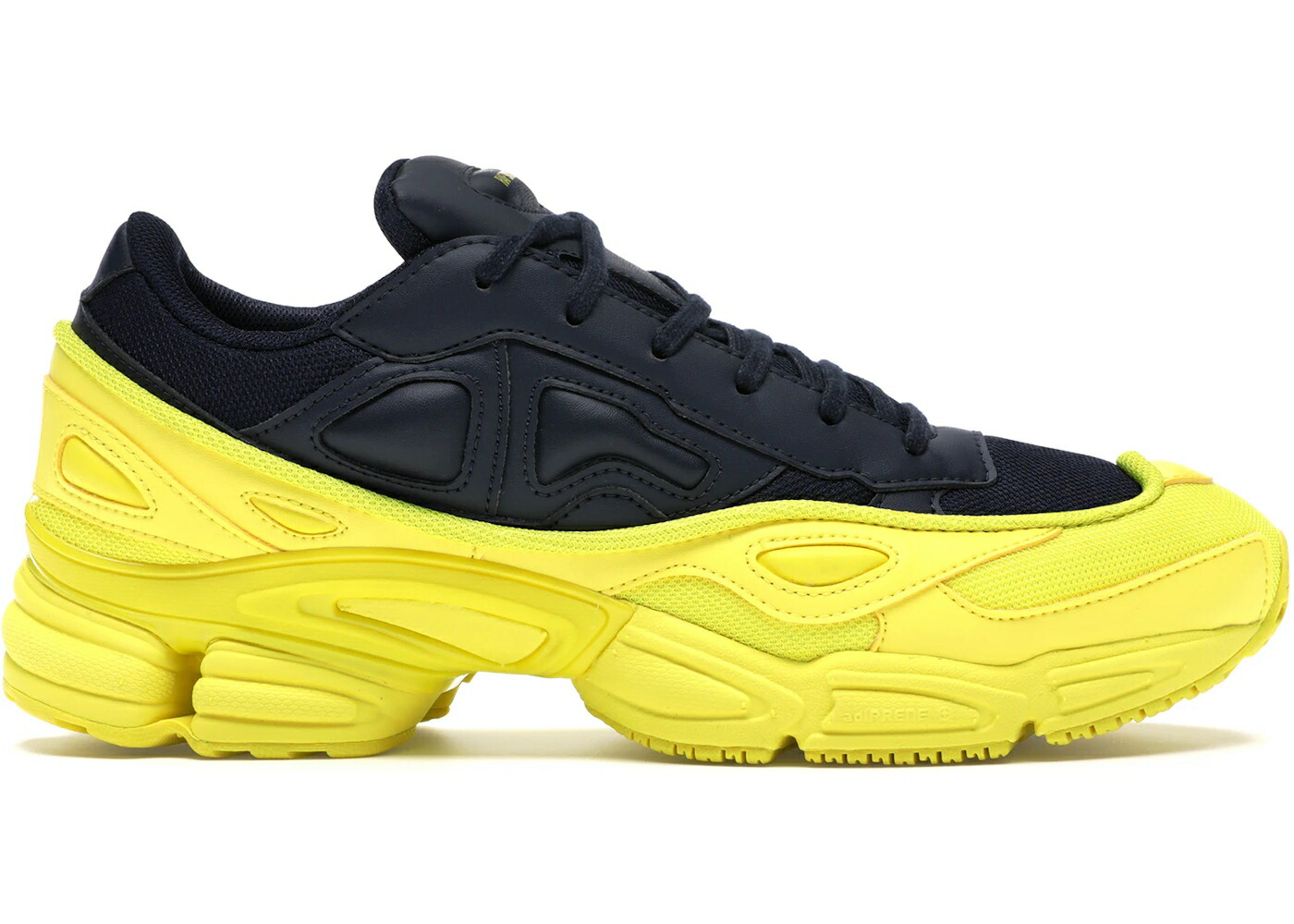 アディダス 黄色 イエロー ナイト 紺色 ネイビー スニーカー メンズ ADIDAS OZWEEGO RAF SIMONS BRIGHT YELLOW NIGHT NAVY / BRIGHT YELLOW NIGHT NAVY NIGHT