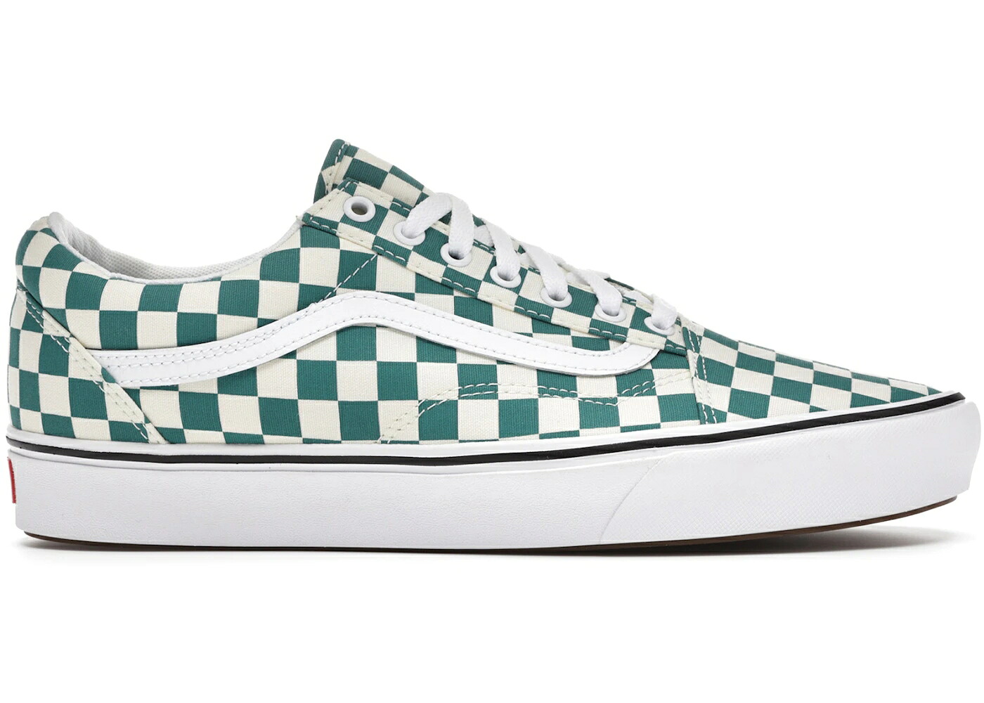 ヴァンズ バンズ 白色 ホワイト オールドスクール スニーカー メンズ VANS OLD SKOOL COMFYCUSH CHECKERBOARD QUETZAL / QUETZAL TRUE WHITE 47,520円