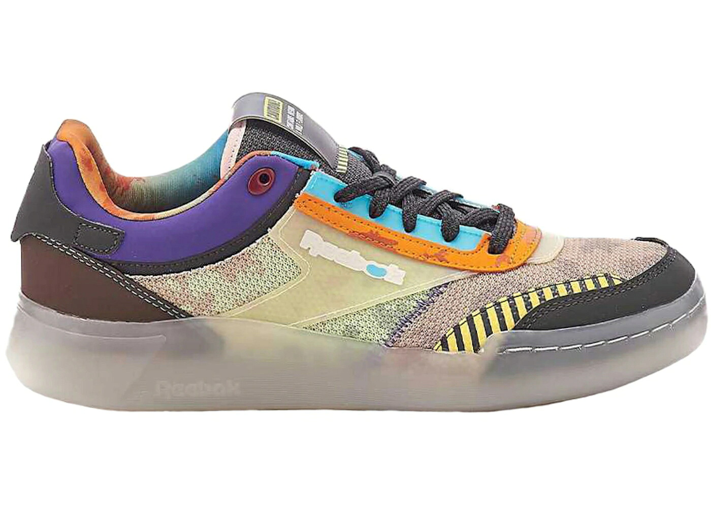 リーボック クラブ レガシー 紫 バイオレット 黄色 イエロー スニーカー メンズ REEBOK CLUB C LEGACY JELLY BELLY COAL / COAL SPORT VIOLET PALE YELLOW｜スニケス