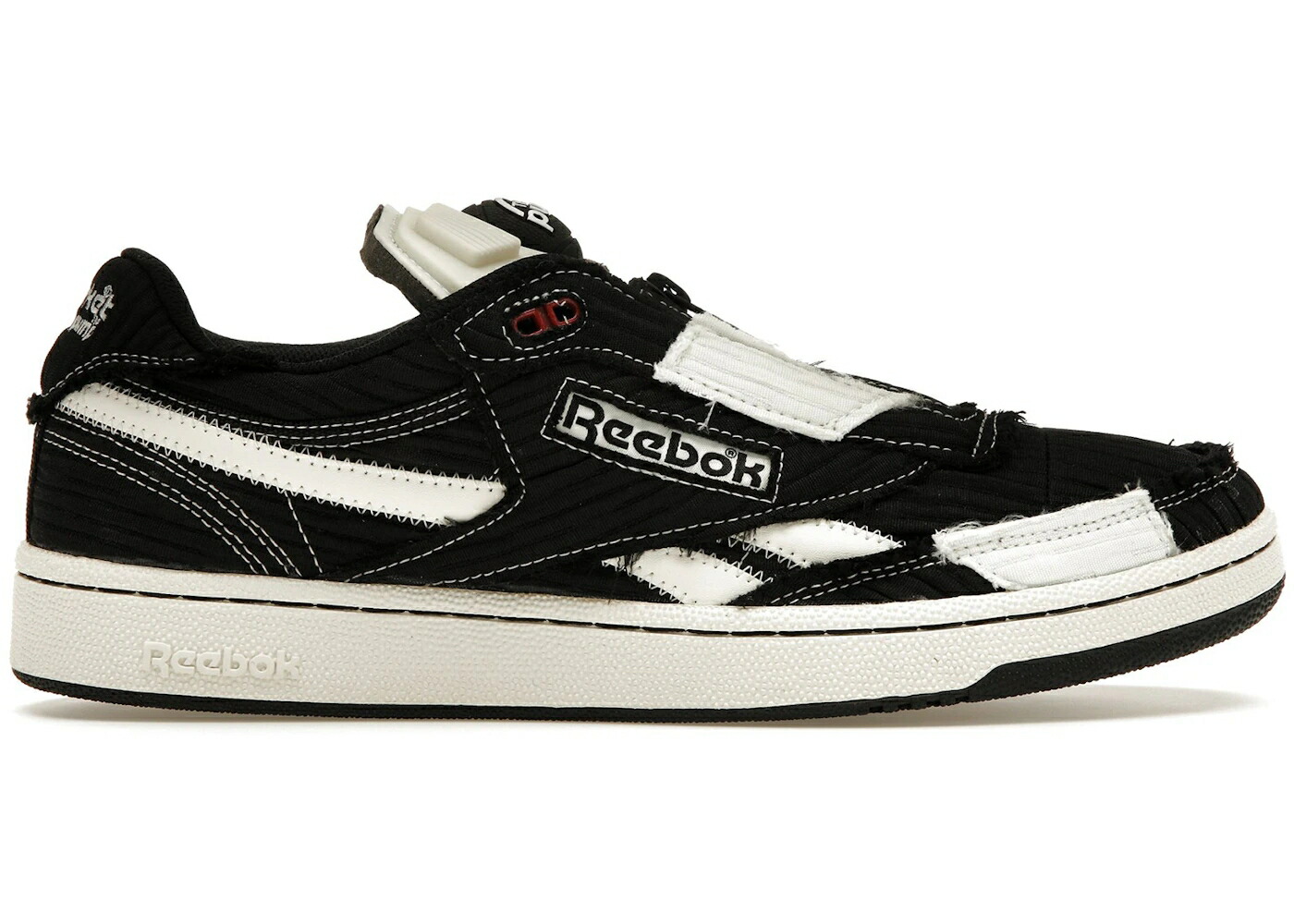 リーボック クラブ ポンプ 黒色 ブラック コア 赤 レッド スニーカー メンズ REEBOK CLUB C 85 PUMP MARKET BLACK / CORE BLACK CHALK FLASH RED