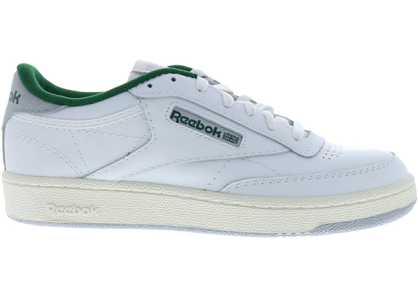 リーボック 野球クラブ 白いこと 白いこと 緑 緑であること スニーカー メンズ REEBOK CLUB C 85 WHITE CHALK DARK GREEN / WHITE CHALK DARK GREEN