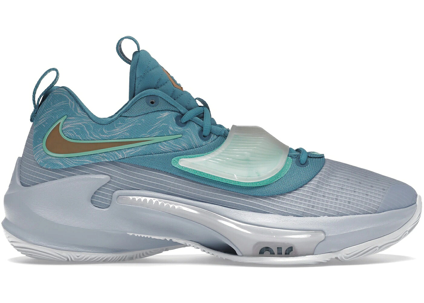 ナイキ 望遠レンズ ひと休み 青碧 青碧 ゴールド 望遠レンズフリーク スニーカー メンズ NIKE ZOOM FREAK 3 FREEZE TIME / DUTCH BLUE METALLIC GOLD GHOST