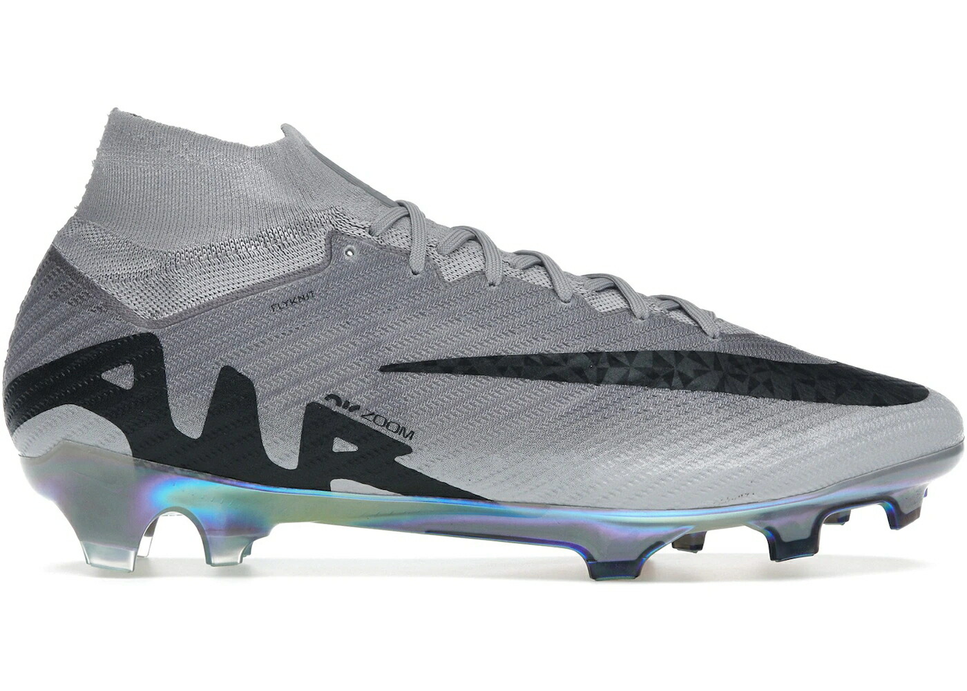 ナイキ エリート ハイ 灰色 グレー 黒色 ブラック スニーカー メンズ NIKE MERCURIAL SUPERFLY 9 ELITE AS FG HIGH RISING GEM PACK / ATMOSPHERE GREY BLACK