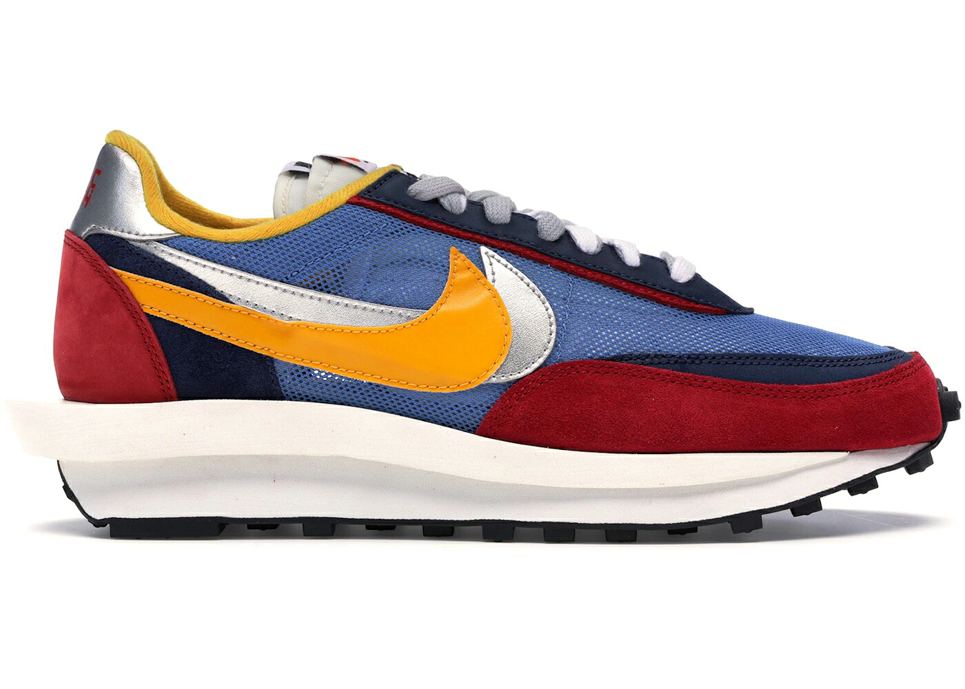 ナイキ ワーヘル 青味 青み 赤 赤いこと スニーカー メンズ NIKE LD WAFFLE SACAI VARSITY BLUE / VARSITY BLUE DEL SOL VARSITY RED