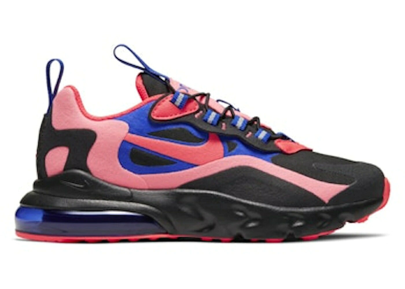 ナイキ マックス 黒色 ブラック 青色 ブルー エアマックス ジュニア キッズ NIKE AIR MAX 270 RT SUNSET PULSE (PS) / BLACK RACER BLUE SUNSET PULSE ベビー マタニティ スニーカー