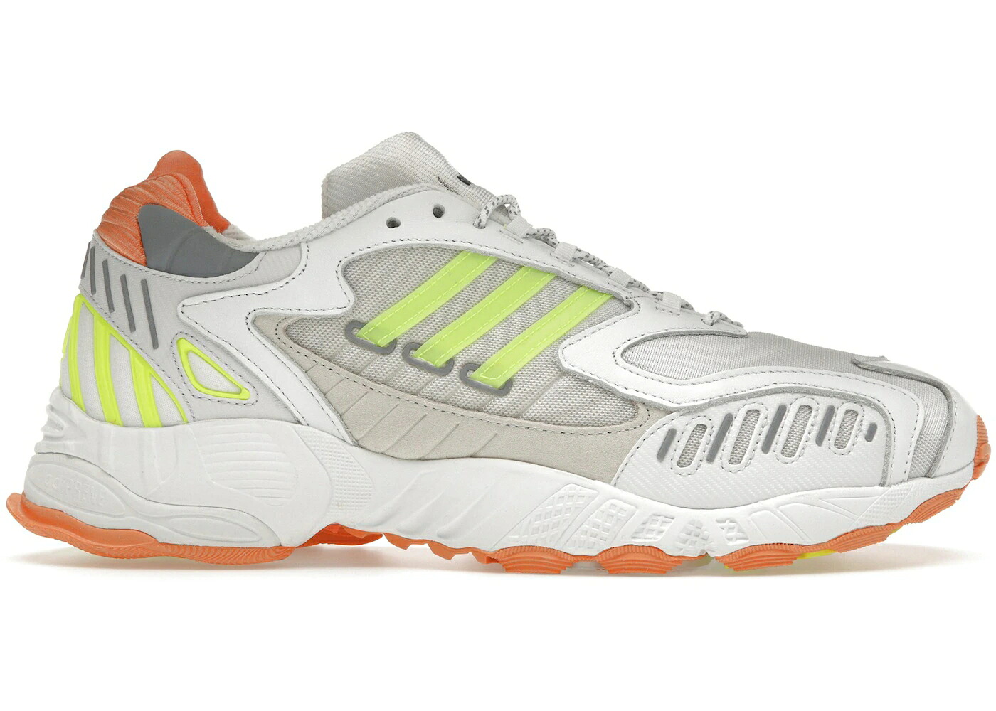 アディダス トルション 薄墨色 薄墨色 緑 緑であること 橙 オレンジ色 スニーカー メンズ ADIDAS TORSION TRDC SOLEBOX SCALLOP / GREY GREEN ORANGE