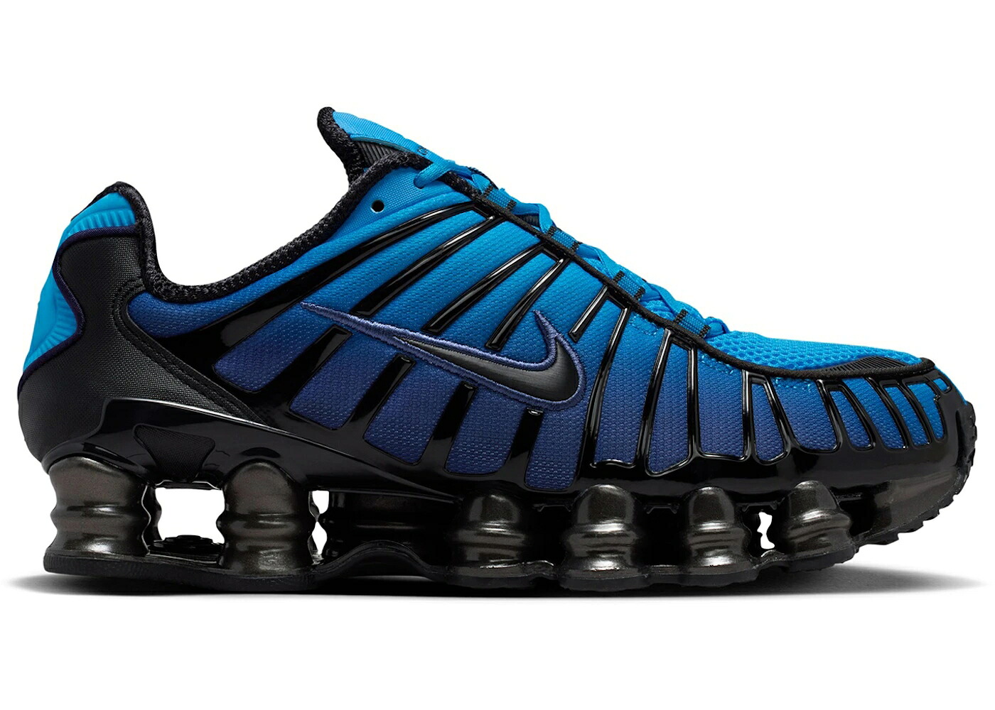 ナイキ ショックス 青味 青み 紫 パープル 黒いこと 黒いこと WOMEN\u0027S スニーカー レディース NIKE SHOX TL FADE BLUE HERO IMPERIAL PURPLE (WOMEN\u0027S) / BLUE HERO METALLIC BLACK