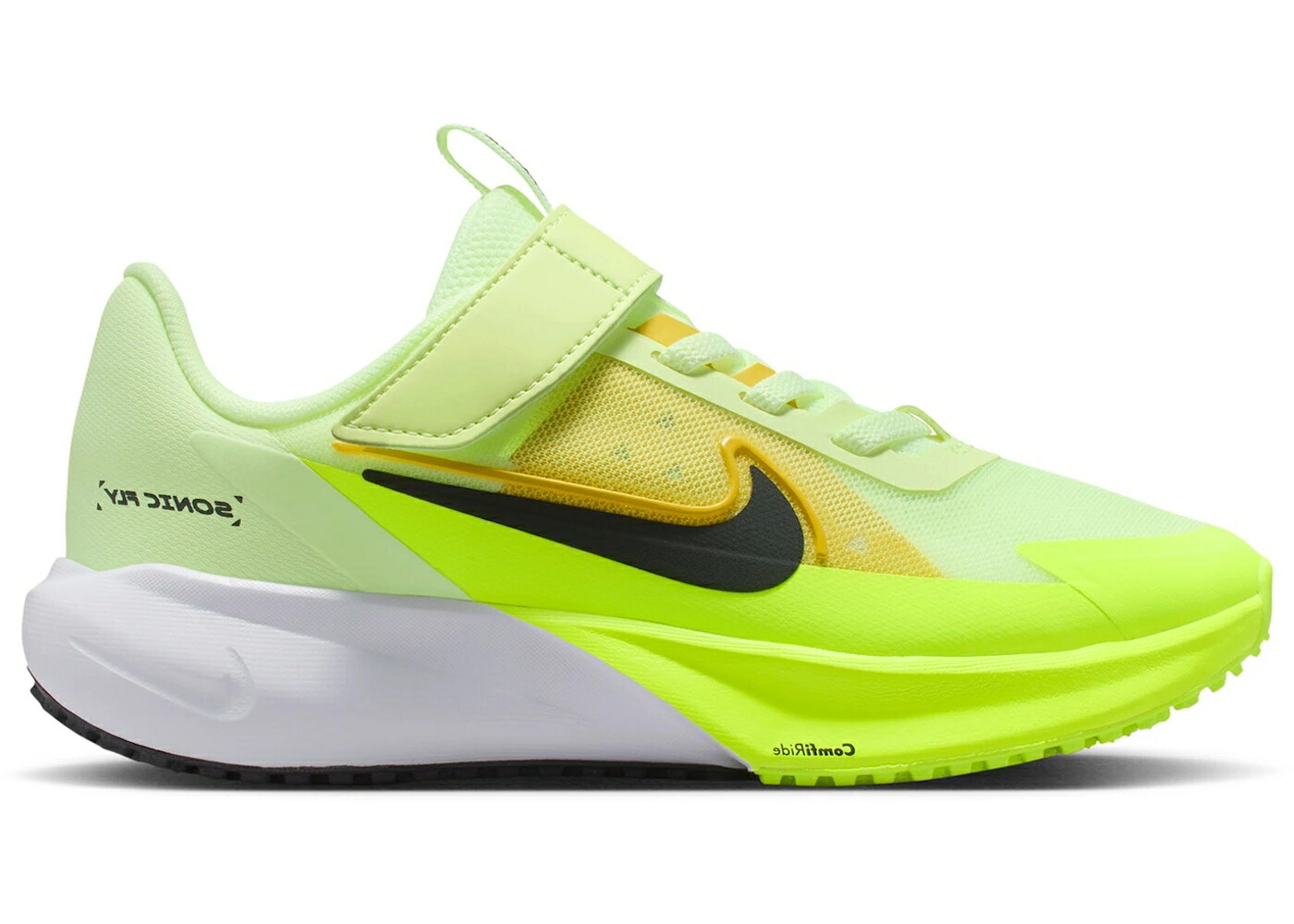 ナイキ 黒いこと 黒いこと 御坊っちゃん キッズ NIKE SONIC FLY BARELY VOLT BRIGHT CITRON BLACK (なおなお書き) / BARELY VOLT VOLT BRIGHT CITRON もの言う花 マタニティ スニーカー スニーカー-キッズファッション