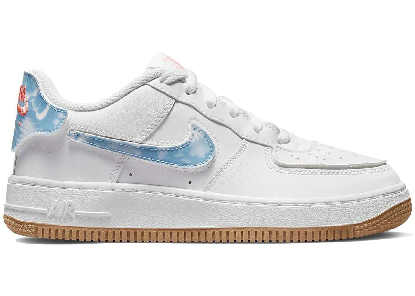 ナイキ 白いこと 白いこと 空軍 御坊っちゃん キッズ NIKE AIR FORCE 1/1 LOW WHITE BLEACHED CORAL GUM / WHITE BLEACHED CORAL ERASER もの言う花 マタニティ スニーカー