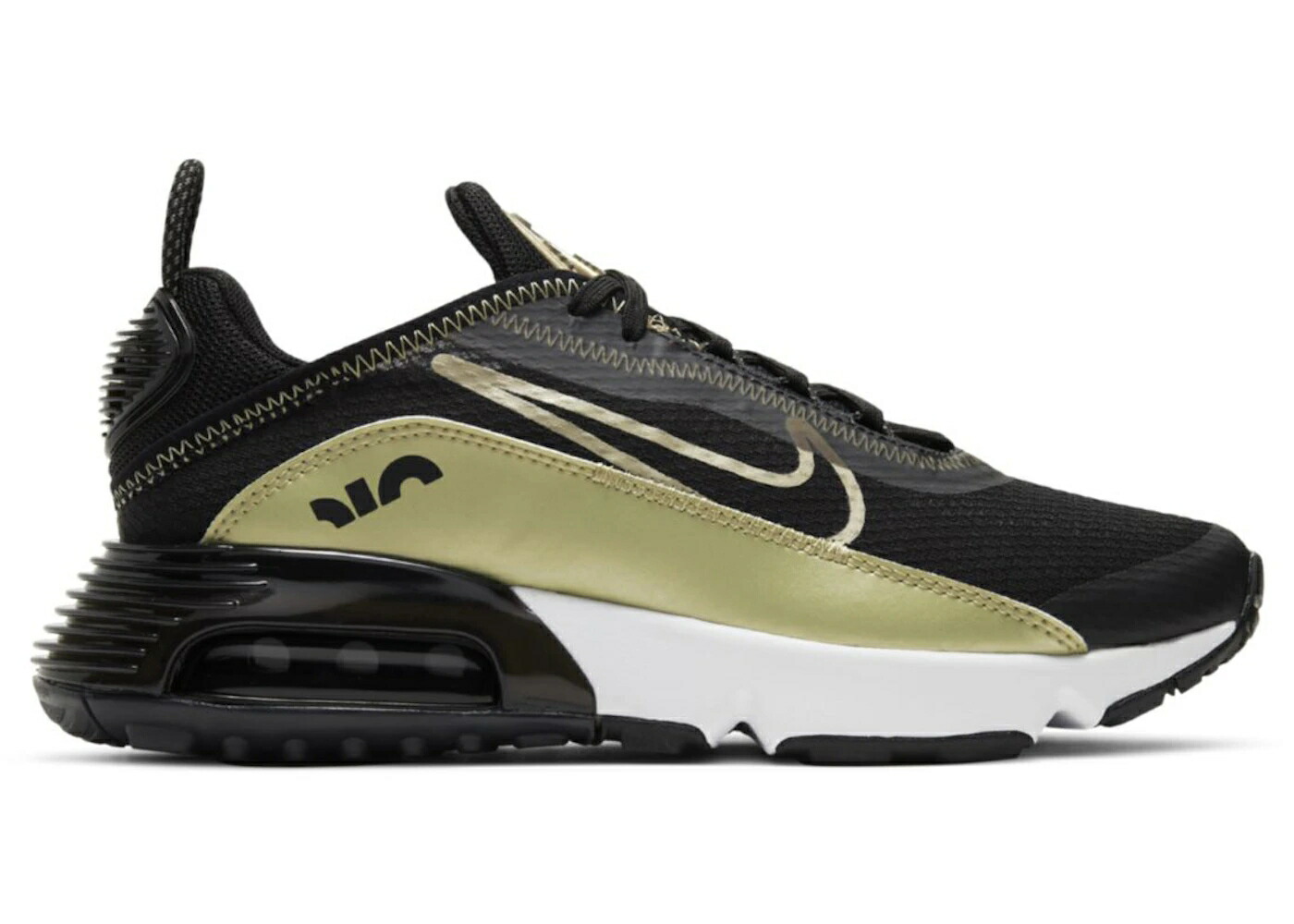 ナイキ マックス 黒色 ブラック ゴールド エアマックス ジュニア キッズ NIKE AIR MAX 2090 BLACK METALLIC GOLD STAR (GS) / BLACK METALLIC GOLD STAR ベビー マタニティ スニーカー