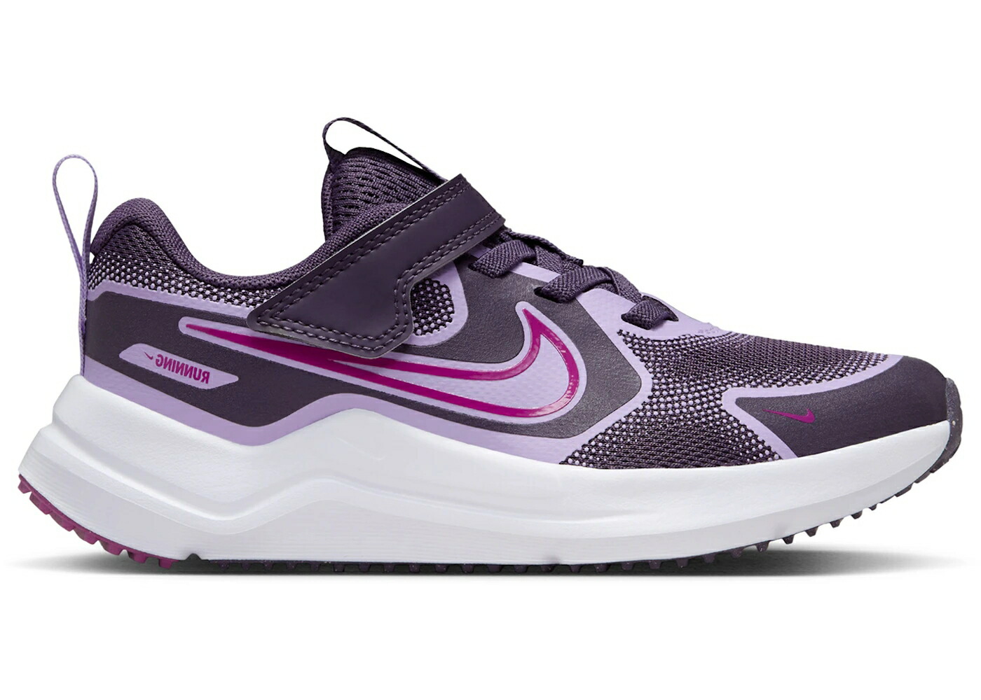 ナイキ 白色 ホワイト ジュニア キッズ NIKE COSMIC RUNNER DARK RAISIN HYDRANGEAS WHITE HOT FUCHSIA (PS) / DARK RAISIN HYDRANGEAS WHITE HOT ベビー マタニティ スニーカー
