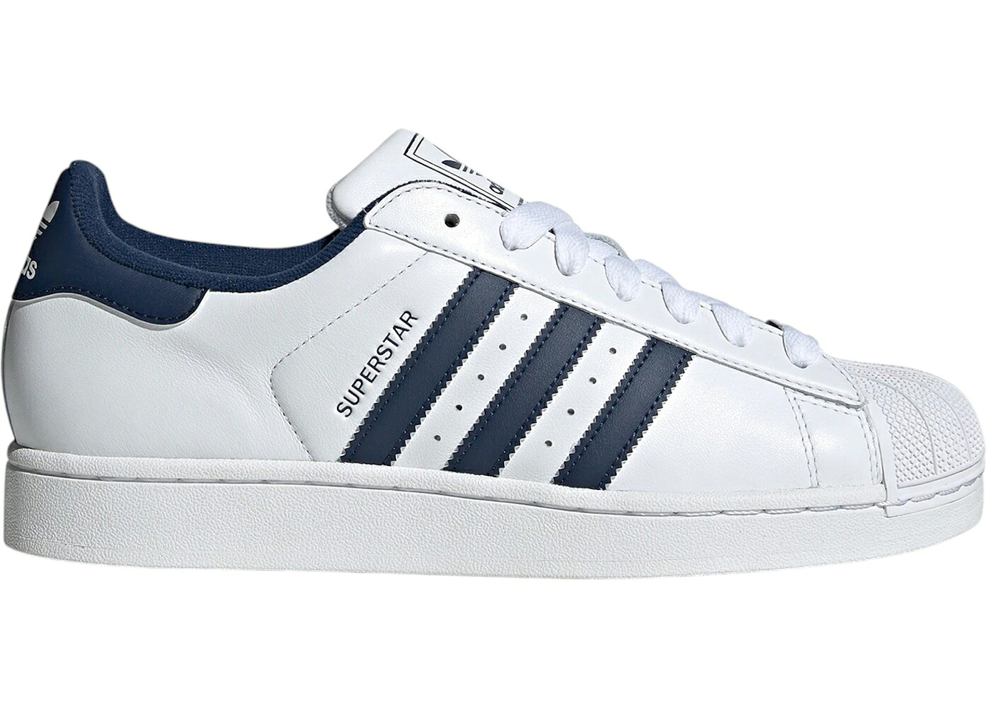 アディダス はやりっ子 白いこと 白いこと ナイト爵 藍色 インディゴ スニーカー メンズ ADIDAS SUPERSTAR II CLOUD WHITE NIGHT INDIGO / CLOUD WHITE NIGHT INDIGO CLOUD