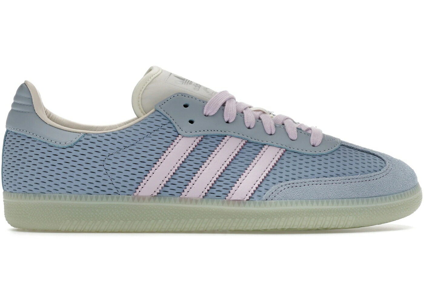 アディダス サンバ 青色 ブルー スニーカー メンズ ADIDAS SAMBA OG TACTILE BLUE ICE LAVENDER / TACTILE BLUE ICE LAVENDER OFF