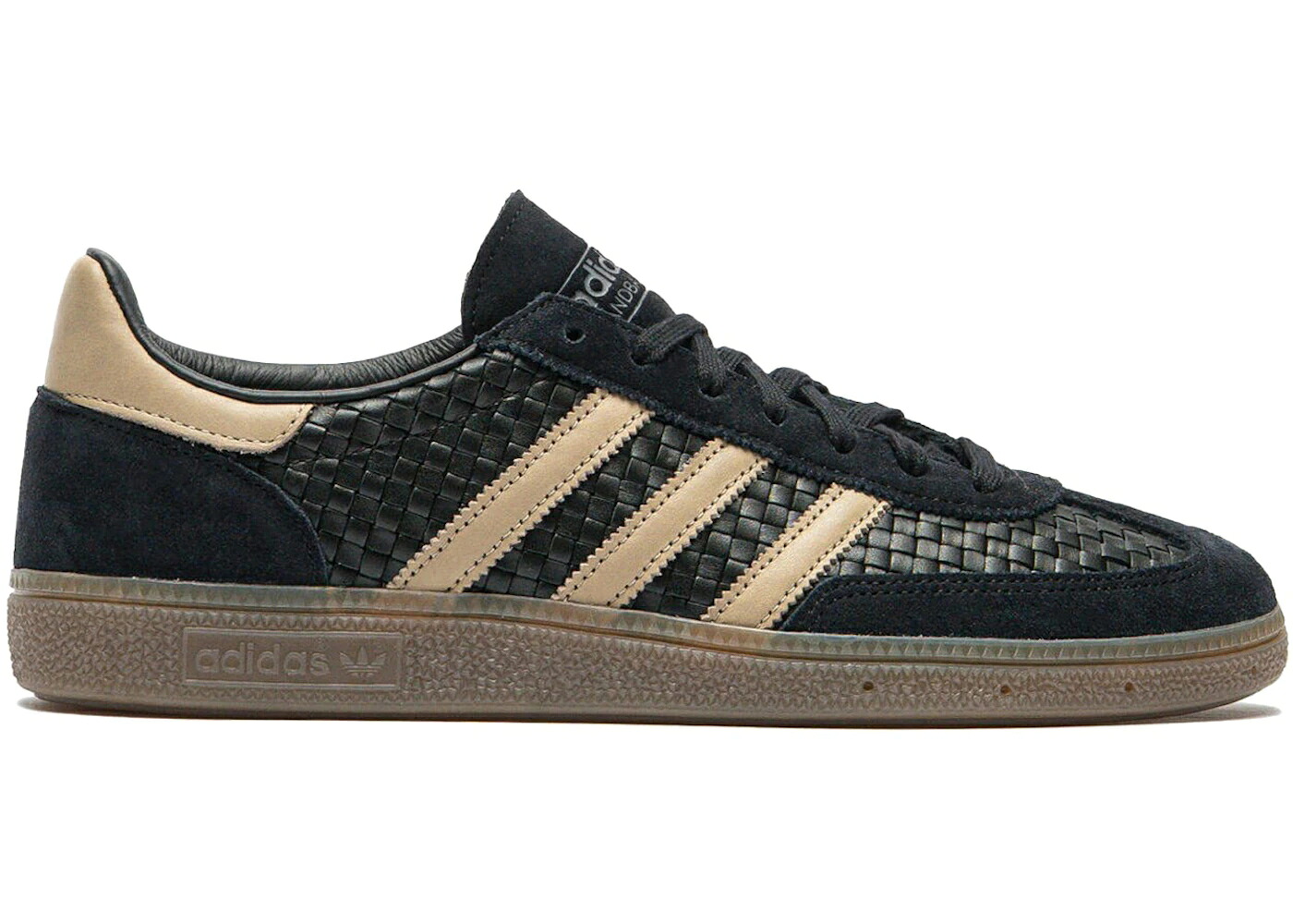 アディダス ハンドボール スペシアル 黒いこと 黒いこと カーキ 中核グループ スニーカー メンズ ADIDAS HANDBALL SPEZIAL BASKET WEAVE BLACK TRACE KHAKI / CORE BLACK TRACE KHAKI GUM 5