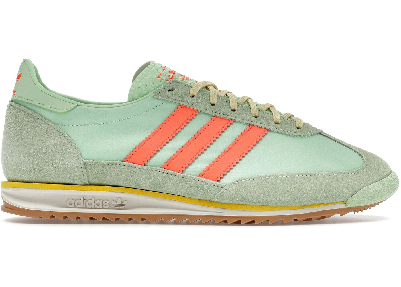 アディダス 緑 グリーン 橙 オレンジ WOMEN'S スニーカー レディース ADIDAS SL 72 OG SEMI GREEN SPARK SOLAR ORANGE (WOMEN'S) / SEMI GREEN SPARK SOLAR ORANGE