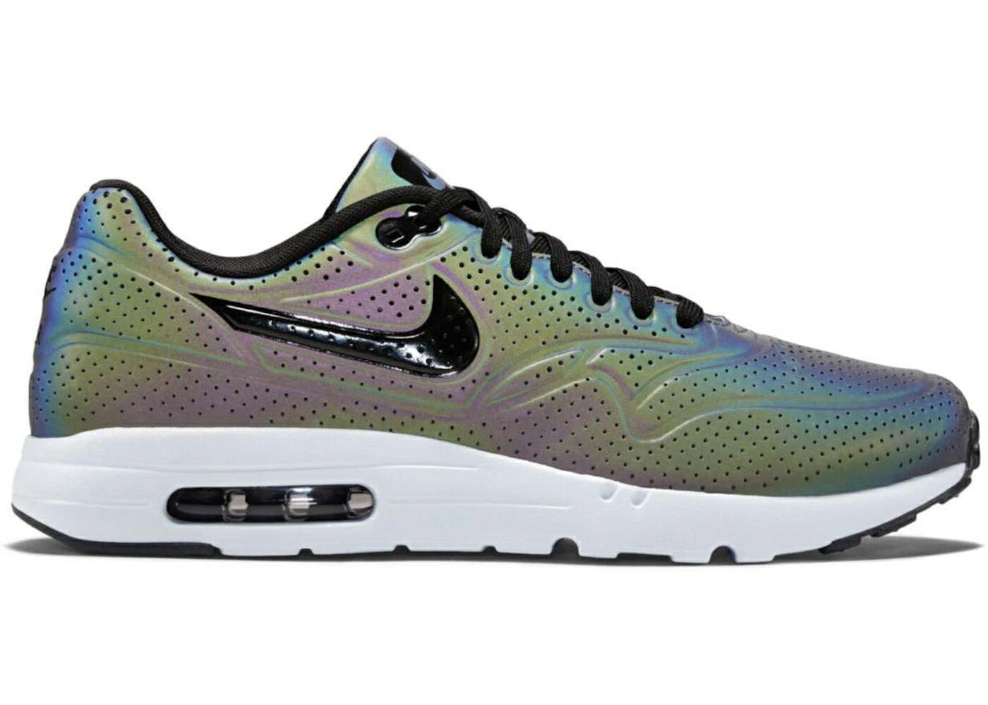ナイキ マックス ウルトラ ディープ 黒色 ブラック エアマックス スニーカー メンズ NIKE AIR MAX 1 ULTRA MOIRE IRIDESCENT / DEEP PEWTER BLACK PORPOISE