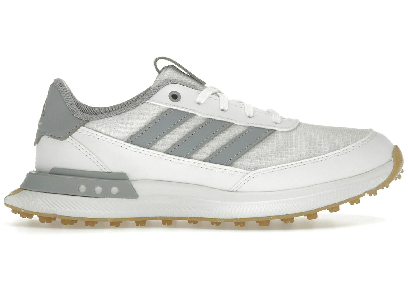 アディダス ゴルフ 白色 ホワイト 銀色 シルバー ジュニア キッズ ADIDAS S2G SPIKELESS 24 GOLF CLOUD WHITE HALO SILVER GUM (GS) / CLOUD WHITE HALO SILVER GUM ベビー マタニティ スニーカー