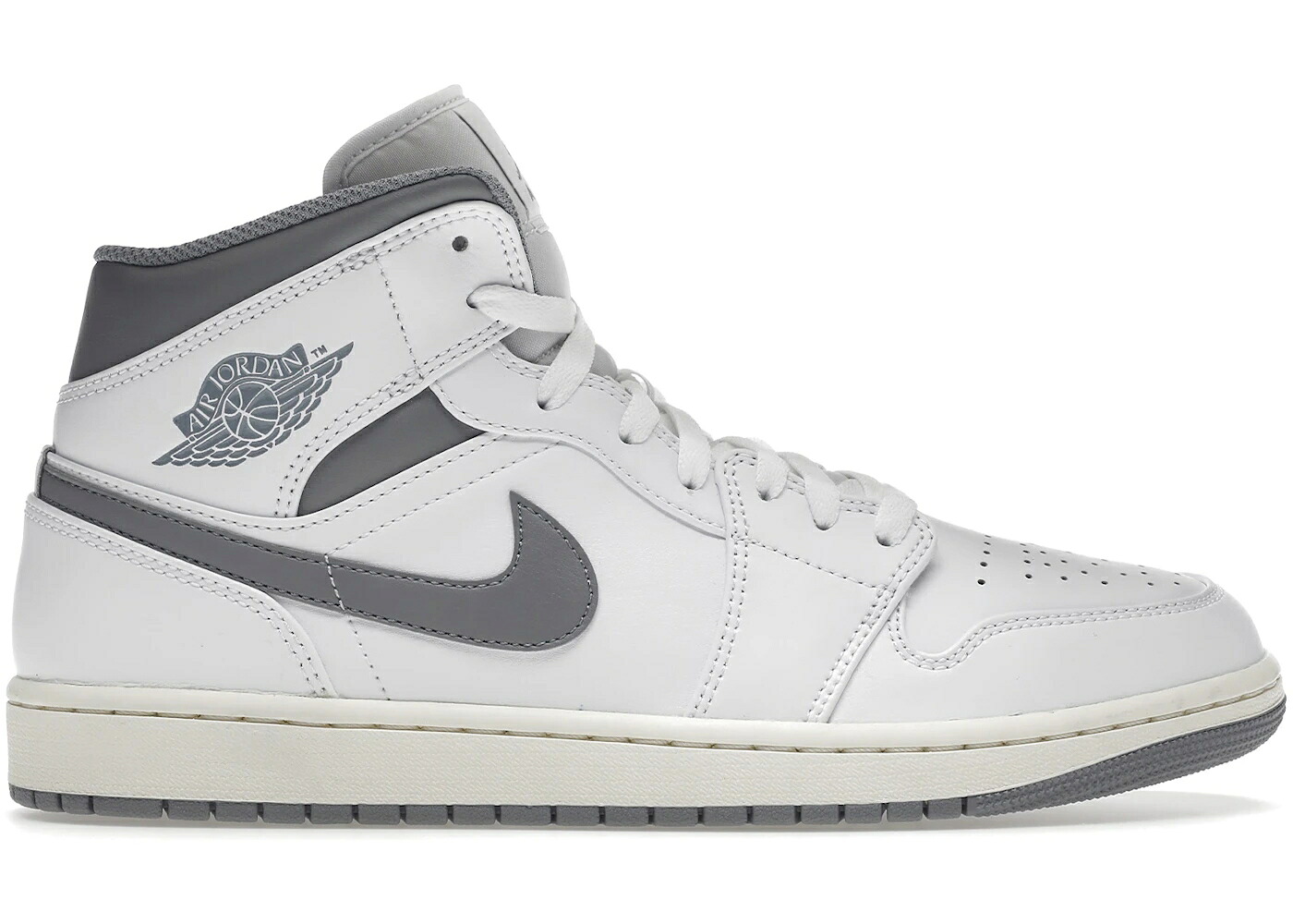 ナイキ ジョーダン ミッド 薄墨色 薄墨色 白いこと 白いこと ステルス スニーカー メンズ JORDAN AIR 1 MID NEUTRAL GREY / WHITE STEALTH