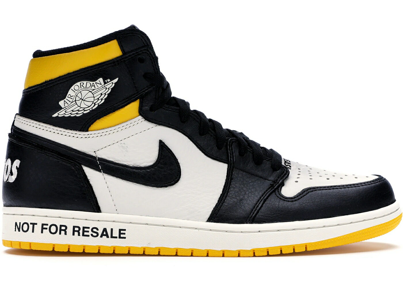 ナイキ ジョーダン ハイ 黒色 ブラック スニーカー メンズ JORDAN 1 RETRO HIGH NOT FOR RESALE VARSITY MAIZE / SAIL BLACK VARSITY MAIZE 217,750円