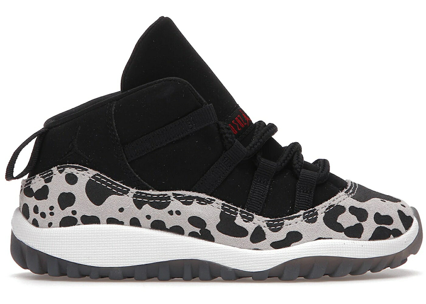 ナイキ ジョーダン インスティンクト 黒色 ブラック 赤 レッド 白色 ホワイト ジュニア キッズ JORDAN 11 RETRO ANIMAL INSTINCT (TD) / BLACK RED SAIL WHITE
