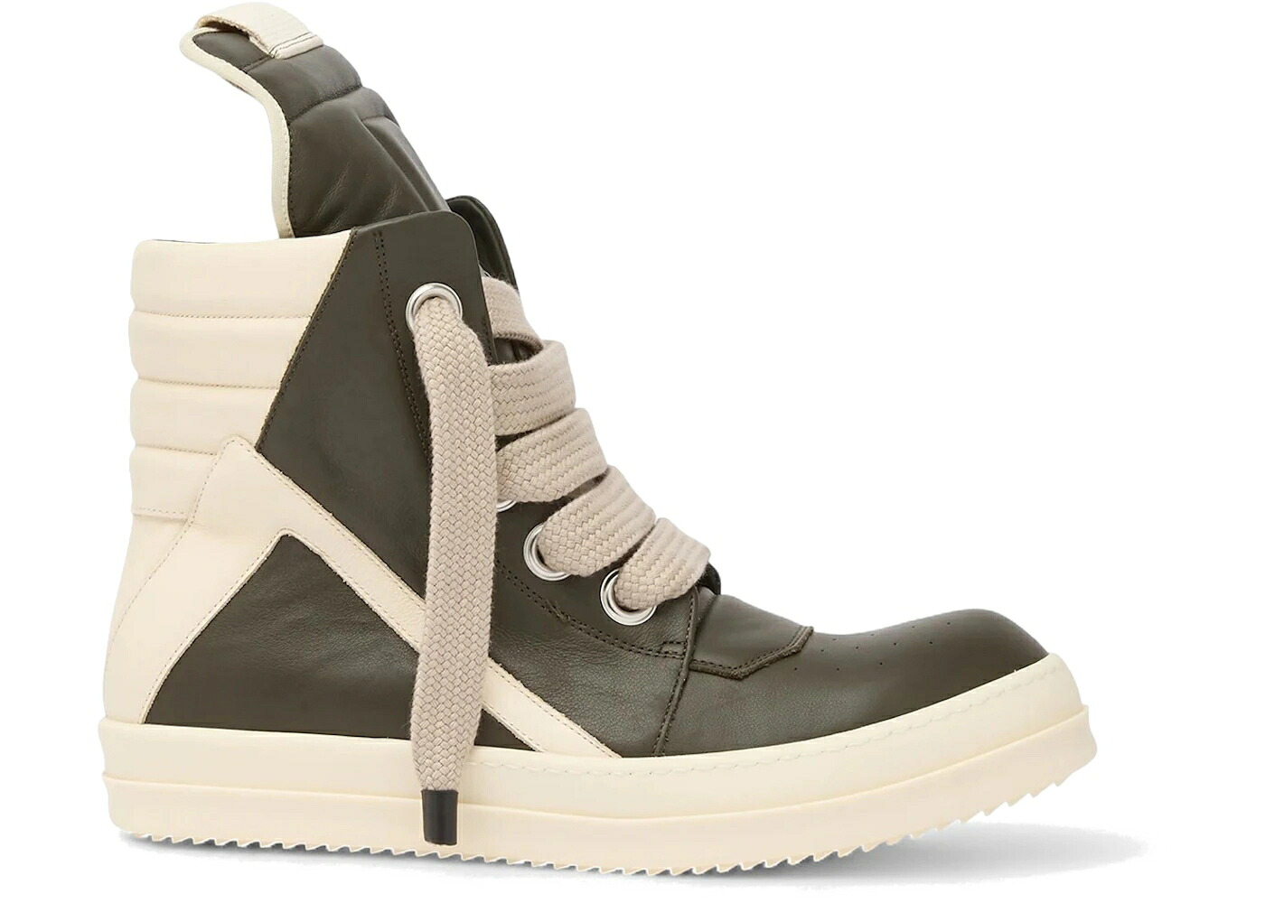 リックオウエンス ジャンボ スニーカー メンズ RICK OWENS RICK OWENS CONCORDIANS JUMBO LACED GEOBASKET BOSCO MILK / BOSCO MILK MILK｜スニケス