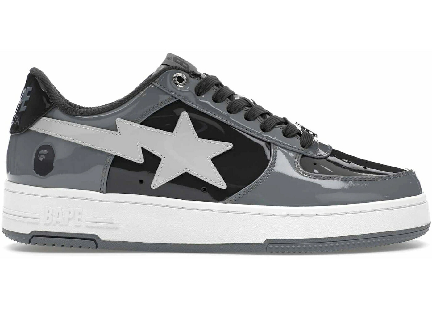 ベイプ 薄墨色 薄墨色 #1 スニーカー メンズ BAPE A BATHING APE STA GREY /