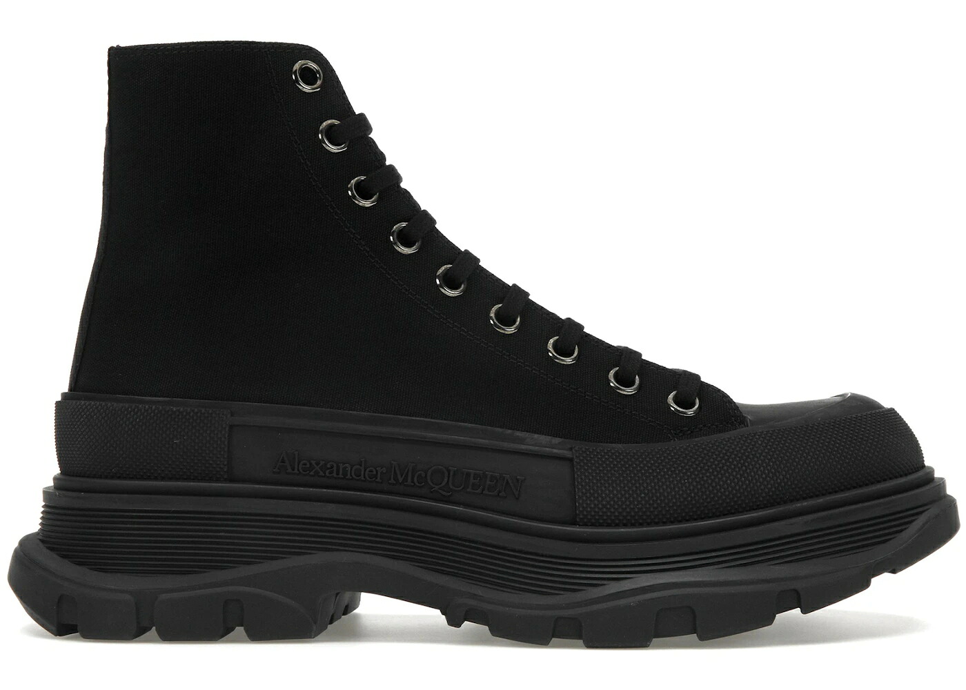 アレキサンダーマックイーン ブーツ 黒いこと 黒いこと スニーカー メンズ ALEXANDER MCQUEEN ALEXANDER MCQUEEN TREAD SLICK BOOT BLACK /