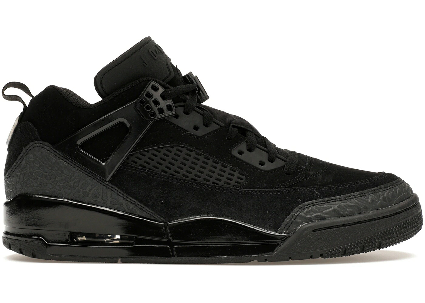 ナイキ ジョーダン 黒いこと 黒いこと スニーカー メンズ JORDAN SPIZIKE LOW BLACK CAT / BLACK ANTHRACITE BLACK