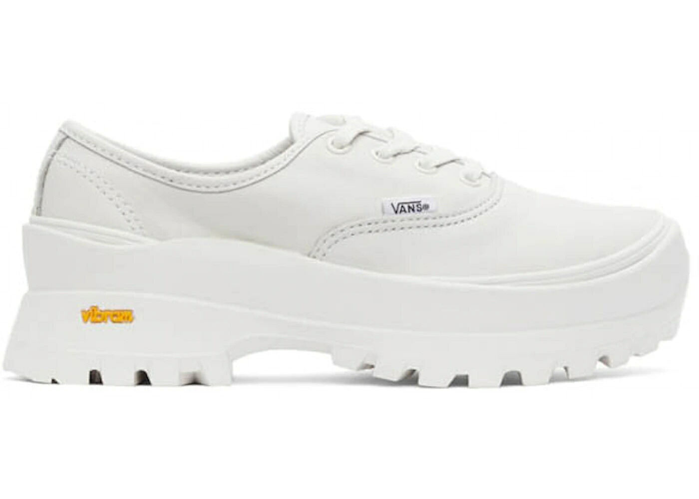ヴァンズ バンズ オーセンティック 白いこと 白いこと スニーカー メンズ VANS AUTHENTIC LX VIBRAM SOLE WHITE / TRUE WHITE TRUE WHITE
