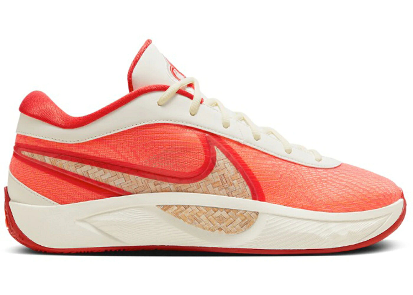 ナイキ 望遠レンズ クリムゾン 望遠レンズフリーク スニーカー メンズ NIKE GIANNIS ZOOM FREAK 6 CHINA / SAIL BRIGHT CRIMSON COCONUT MILK