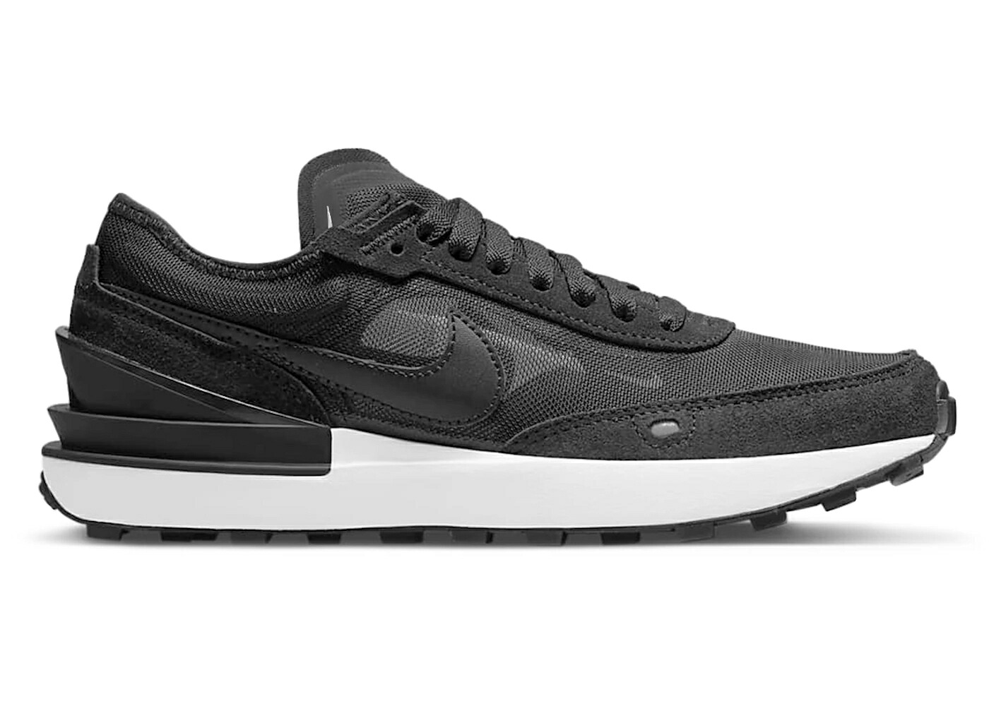 ナイキ ワッフル 黒色 ブラック 白色 ホワイト 橙 オレンジ ジュニア キッズ NIKE WAFFLE ONE BLACK WHITE ORANGE (GS) / BLACK WHITE ORANGE BLACK ベビー マタニティ スニーカー