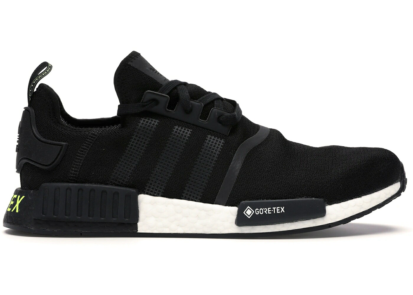 アディダス ゴアテックス 中核グループ 黒いこと 黒いこと 黄味がかった 黄色 スニーカー メンズ ADIDAS NMD R1 GORE-TEX CORE BLACK SOLAR YELLOW / CORE BLACK CORE BLACK SOLAR