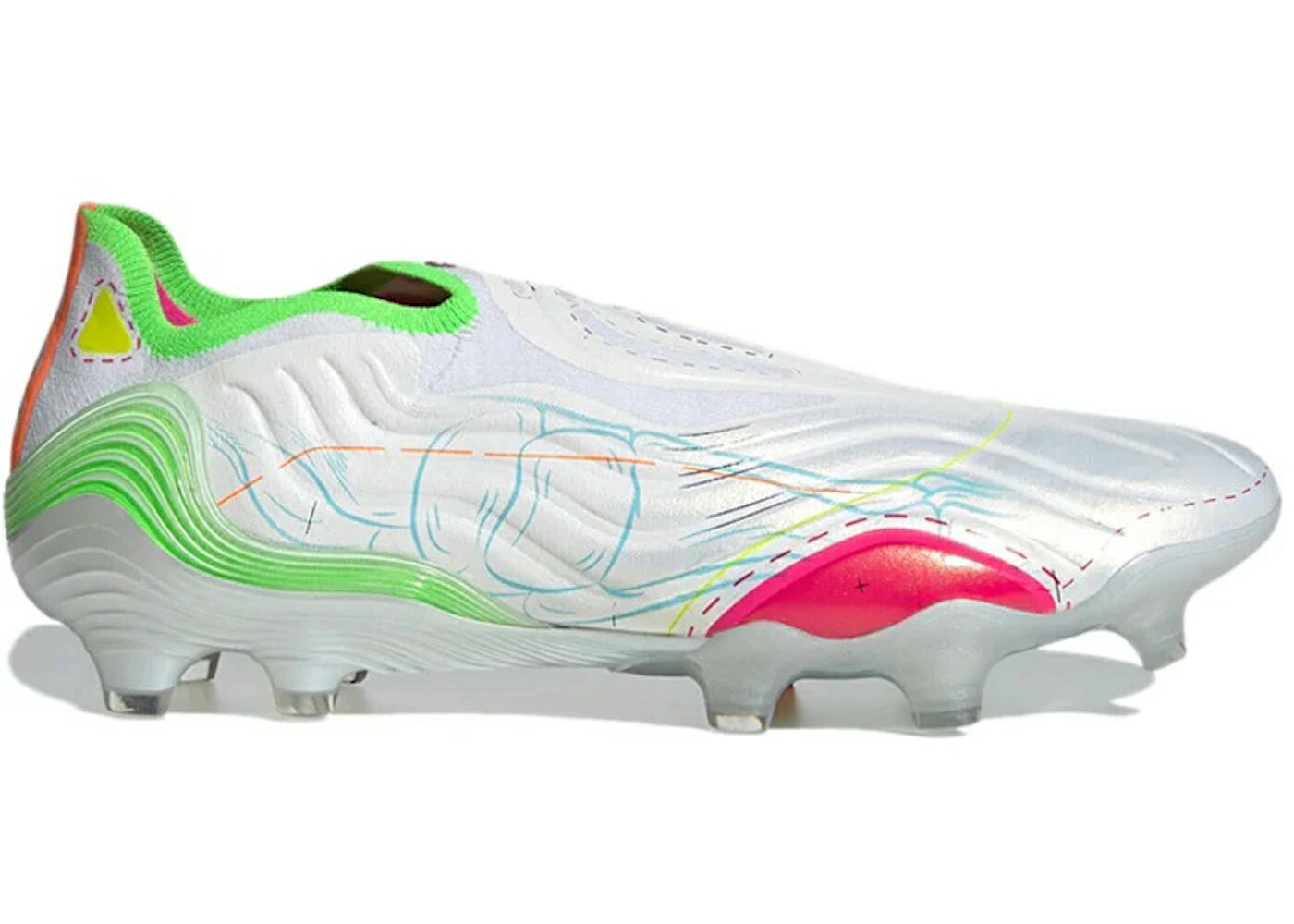 アディダス 白色 ホワイト 黄色 イエロー ショック SENSE+ スニーカー メンズ ADIDAS COPA INNER LIFE / CLOUD WHITE SOLAR YELLOW SHOCK