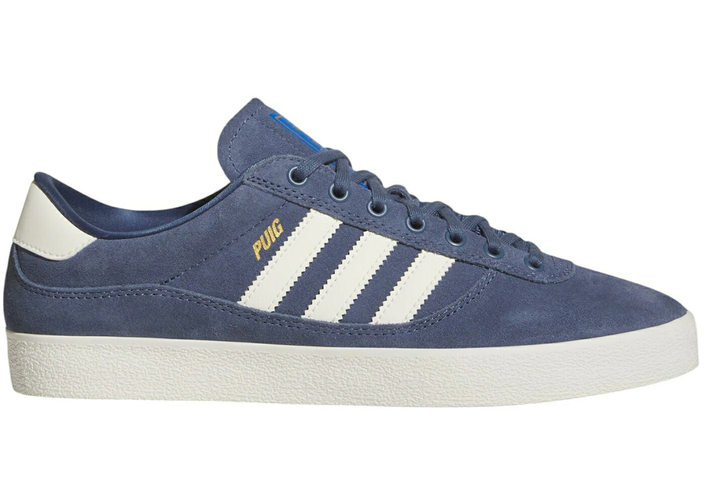 アディダス 白いこと 白いこと 青味 青み スニーカー メンズ ADIDAS PUIG INDOOR PRELOVED INK OFF WHITE BLUE BIRD / PRELOVED INK OFF WHITE BLUE BIRD