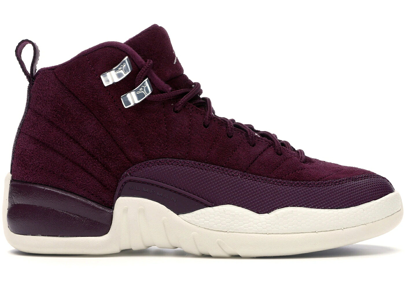 ナイキ ジョーダン 銀色 シルバー ジュニア キッズ JORDAN 12 RETRO BORDEAUX (GS) / BORDEAUX SAIL METALLIC SILVER ベビー マタニティ スニーカー