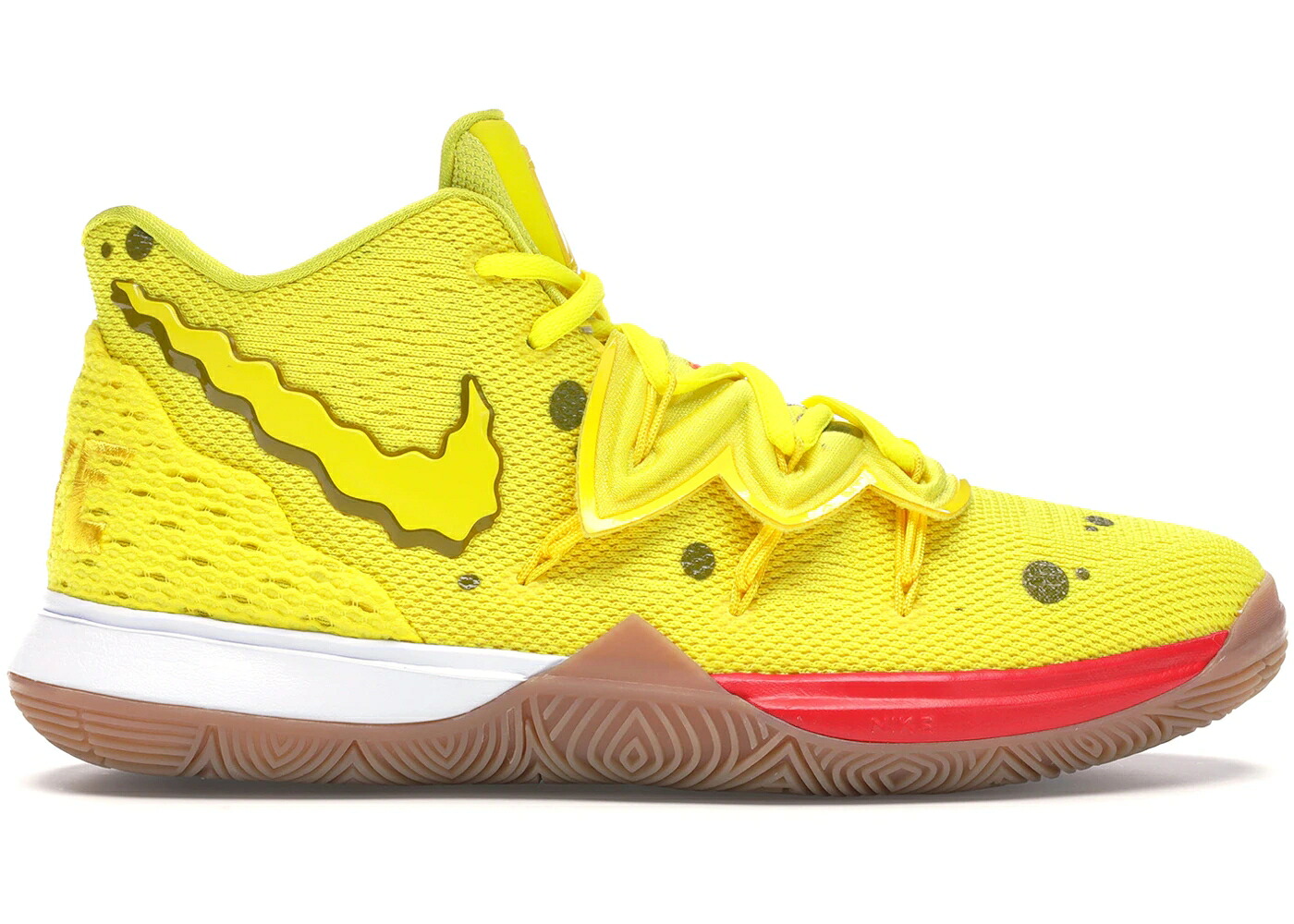 ナイキ カイリー 海綿質シリング 黄味がかった 黄色 お坊っちゃん キッズ NIKE KYRIE 5 SPONGEBOB (GS) / OPTI YELLOW OPTI YELLOW もの言う花 マタニティ スニーカー