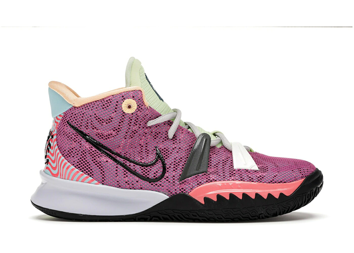ナイキ カイリー 黒色 ブラック ジュニア キッズ NIKE KYRIE 7 CREATOR (GS) / ACTIVE FUCHSIA BLACK GHOST MULTI ベビー マタニティ スニーカー 32,955円