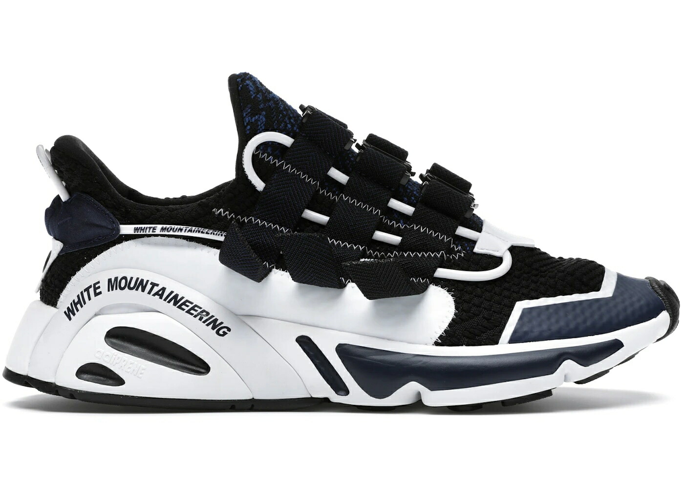 アディダス 白色 ホワイト 紺色 ネイビー 青色 ブルー 黒色 ブラック スニーカー メンズ ADIDAS LXCON WHITE MOUNTAINEERING NAVY / BLUE WHITE BLACK|スニケス