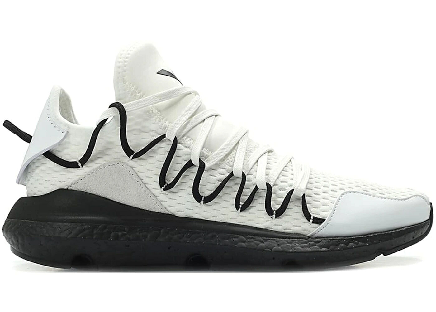 アディダス 白色 ホワイト 黒色 ブラック スニーカー メンズ ADIDAS Y-3 KUSARI WHITE BLACK / WHITE BLACK BLACK