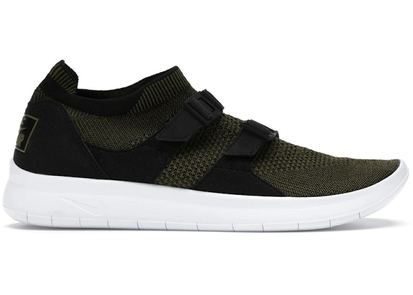 ナイキ ウルトラ フライニット オリーブ 黒色 ブラック 白色 ホワイト スニーカー メンズ NIKE AIR SOCK RACER ULTRA FLYKNIT OLIVE FLAK / BLACK OLIVE FLAK BLACK WHITE