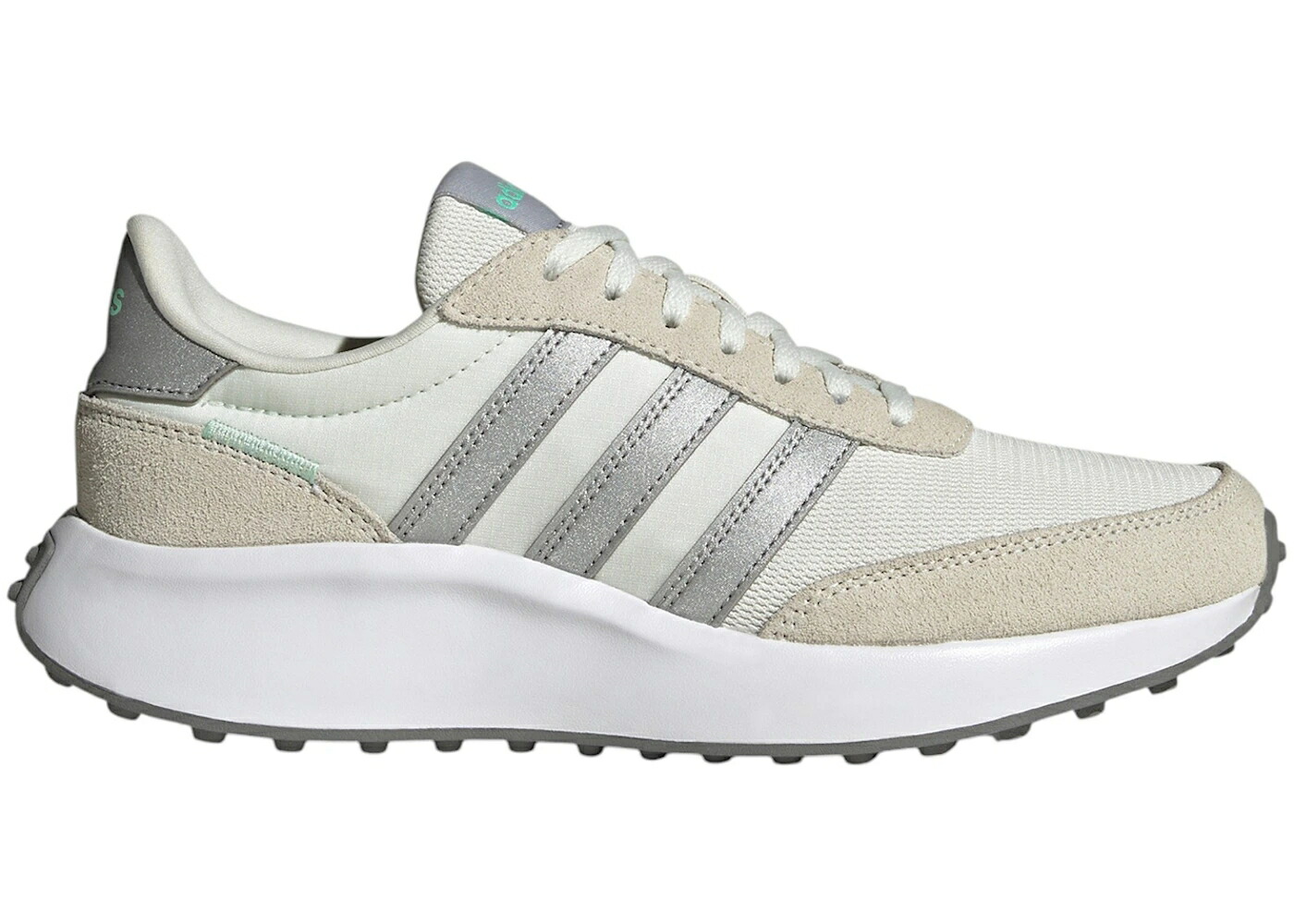 アディダス ラン 白色 ホワイト 銀色 シルバー 灰色 グレー WOMEN'S スニーカー レディース ADIDAS RUN 70S WHITE TINT SILVER METALLIC GREY TWO (WOMEN'S) / WHITE TINT SILVER METALLIC GREY