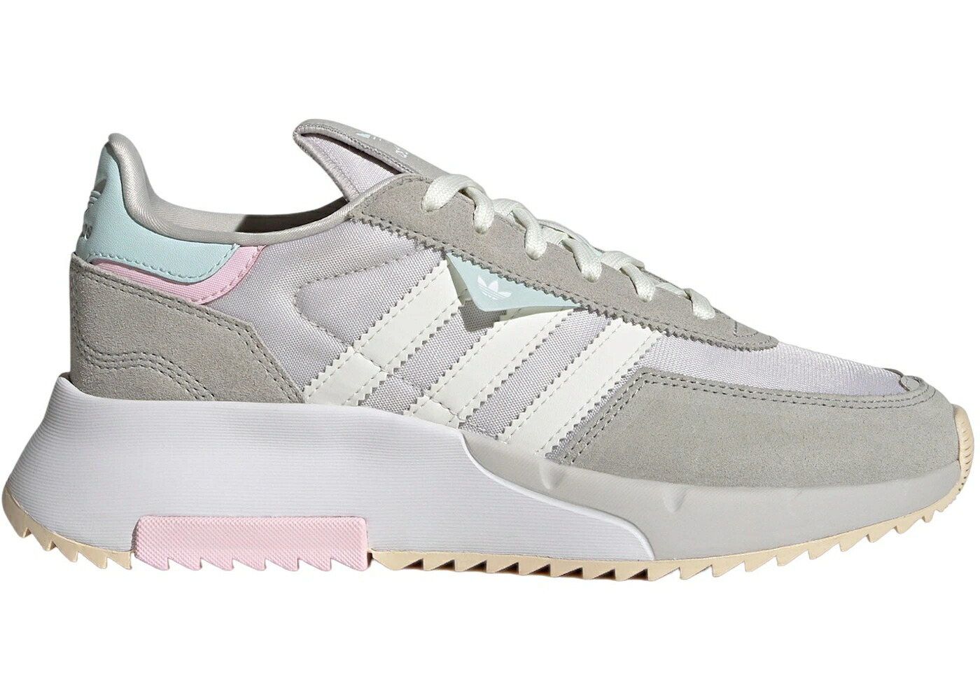 アディダス 灰色 グレー 白色 ホワイト WOMEN'S スニーカー レディース ADIDAS RETROPY F2 GREY OFF WHITE TWO (WOMEN'S) / GREY ONE OFF WHITE GREY TWO