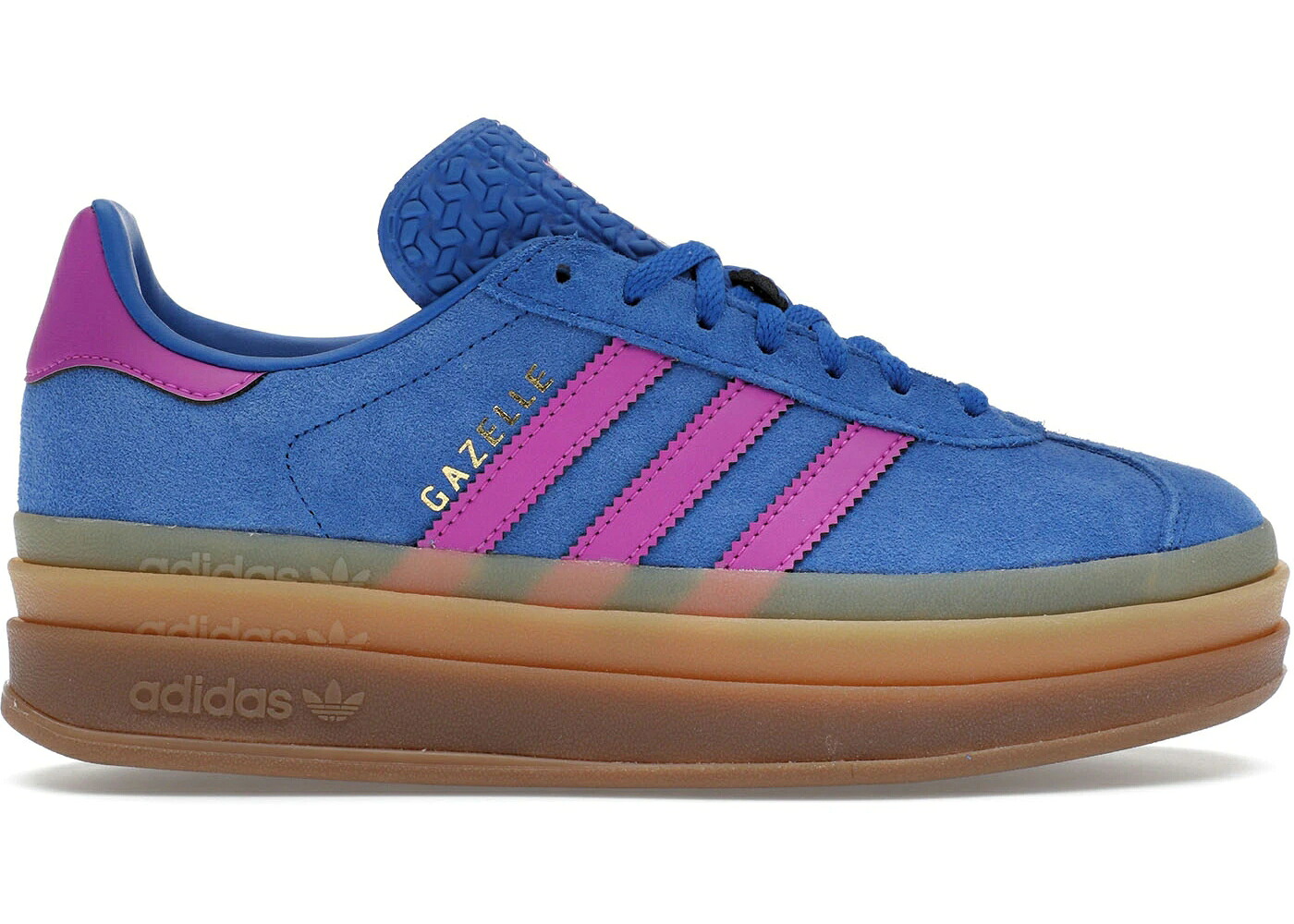 アディダス ガゼル 青み 青色 サクラ色 WOMEN\u0027S スニーカー レディース ADIDAS GAZELLE BOLD BLUE LUCID PINK (WOMEN\u0027S) / BOLD BLUE LUCID PINK GUM